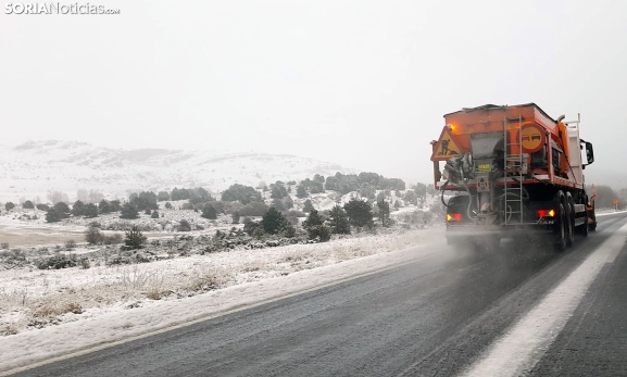 Declarada alerta por nevadas en las provincias de Soria, Burgos, León y Palencia