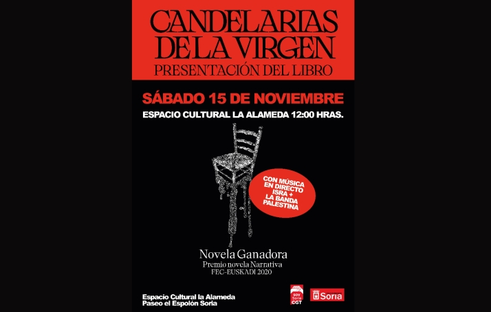 Teodoro Balmaseda presenta en Soria su novela Candelarias de la Virgen