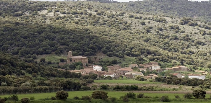 Caledegeña con su carrascal, en el este de la provincia. 
