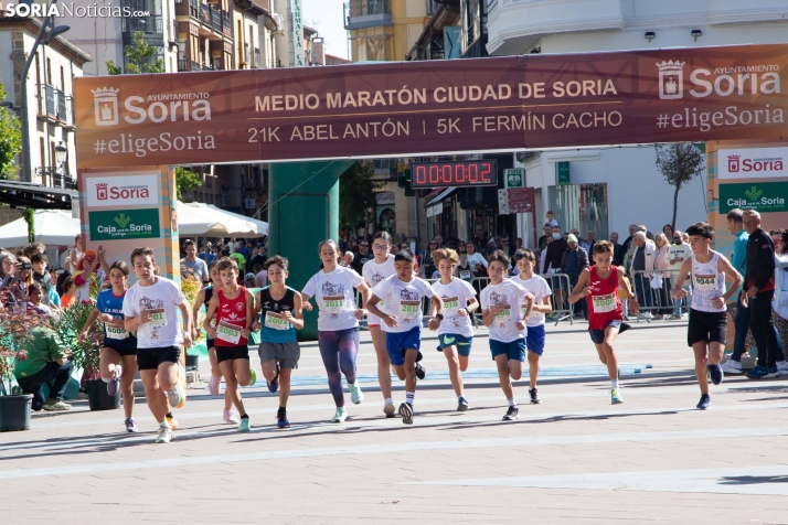 Carrera infantil Media Maratón de Soria 2025