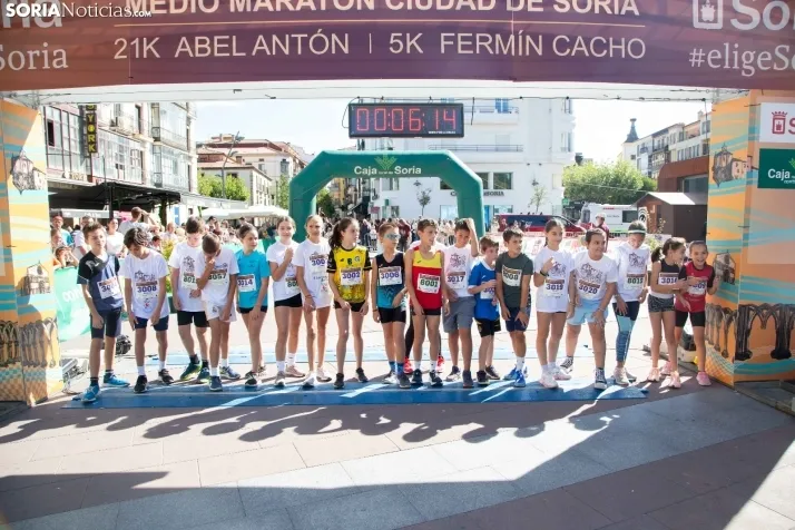 Carrera infantil Media Maratón de Soria 2025