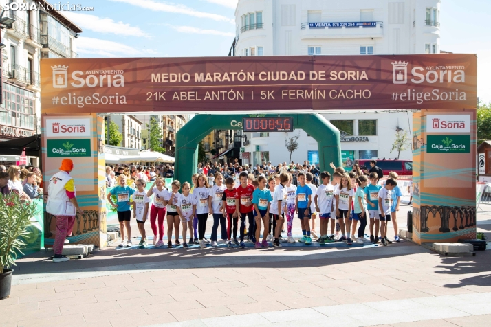 Carrera infantil Media Maratón de Soria 2025