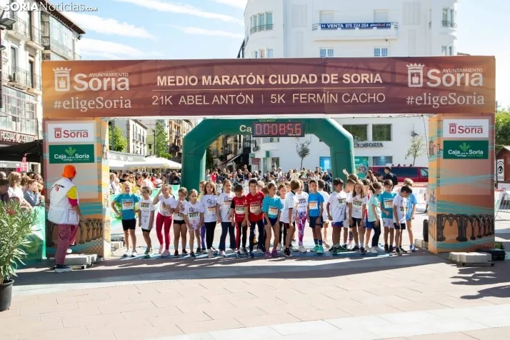 Carrera infantil Media Maratón de Soria 2025