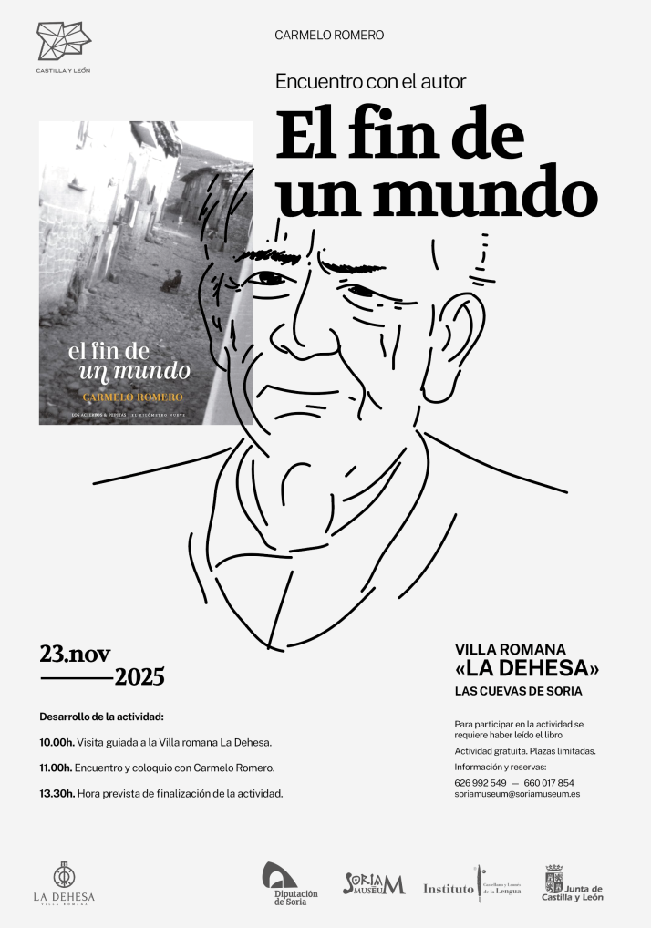 Carmelo Romero analiza el ocaso rural en la Villa Romana de Las Cuevas: el autor debate sobre El fin de un mundo