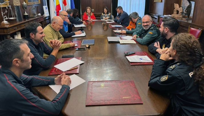 Policía, Guardia Civil y bomberos definen el plan de seguridad del Cross de Soria
