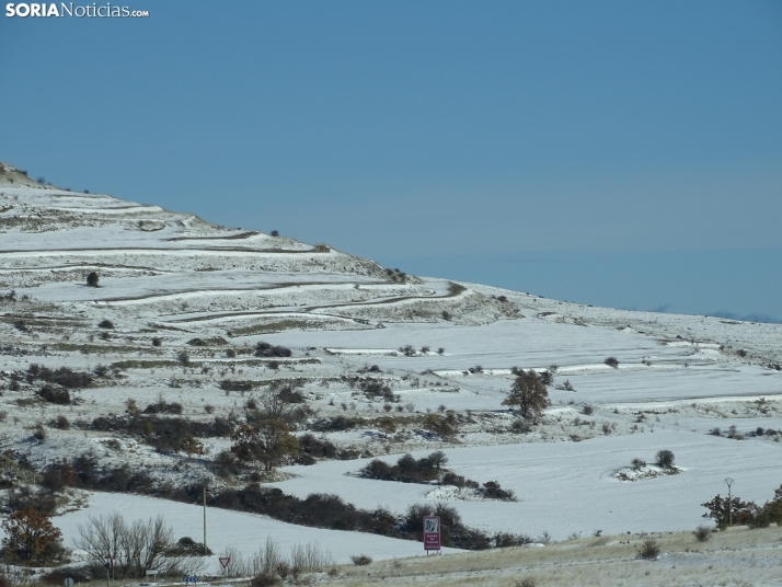Imagen de esta mañana de sábado en Tierras Altas. /PC