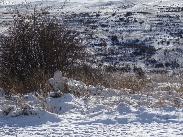 Imagen de esta mañana de sábado en Tierras Altas. /PC