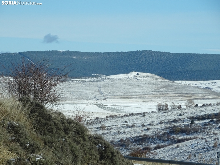 Imagen de esta mañana de sábado en Tierras Altas. /PC