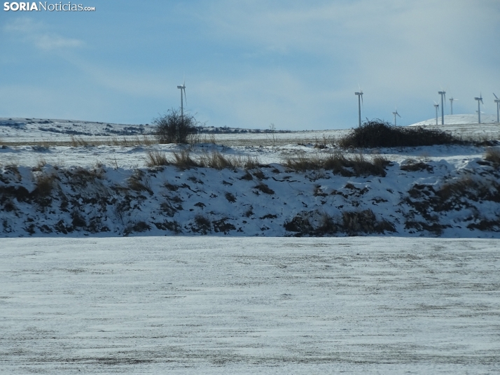 Imagen de esta mañana de sábado en Tierras Altas. /PC