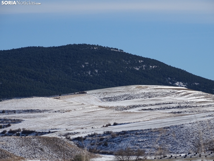 Imagen de esta mañana de sábado en Tierras Altas. /PC