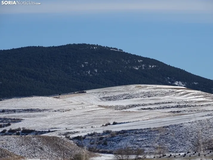 Imagen de esta mañana de sábado en Tierras Altas. /PC