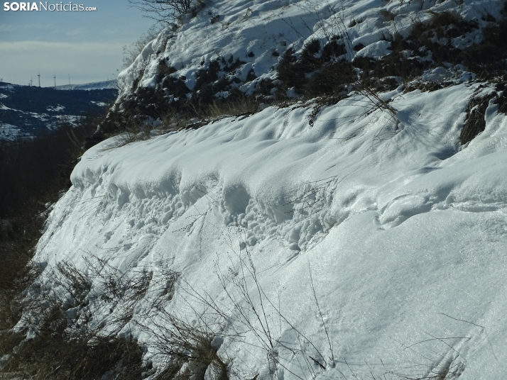 Imagen de esta mañana de sábado en Tierras Altas. /PC