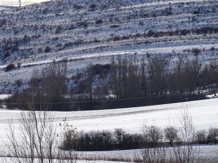 Imagen de esta mañana de sábado en Tierras Altas. /PC