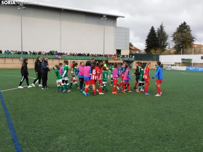En im&aacute;genes: Las mejores canteras del f&uacute;tbol femenino espa&ntilde;ol juegan en Soria