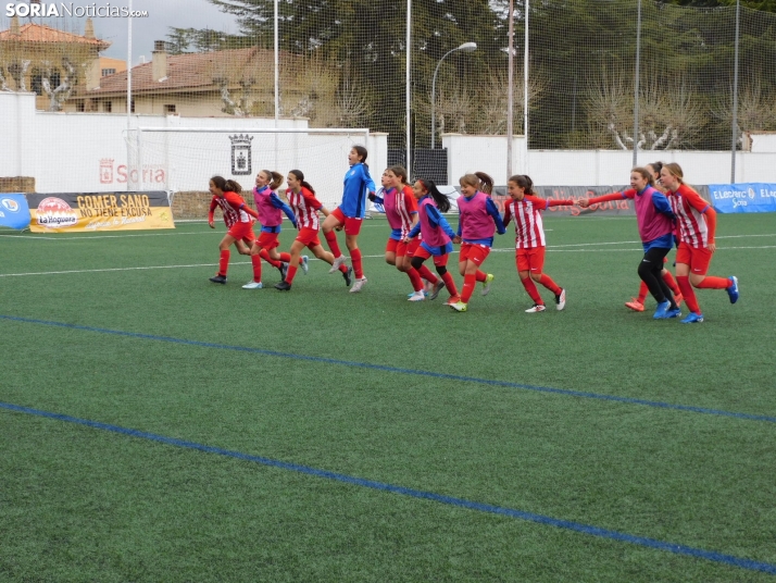 En im&aacute;genes: Las mejores canteras del f&uacute;tbol femenino espa&ntilde;ol juegan en Soria