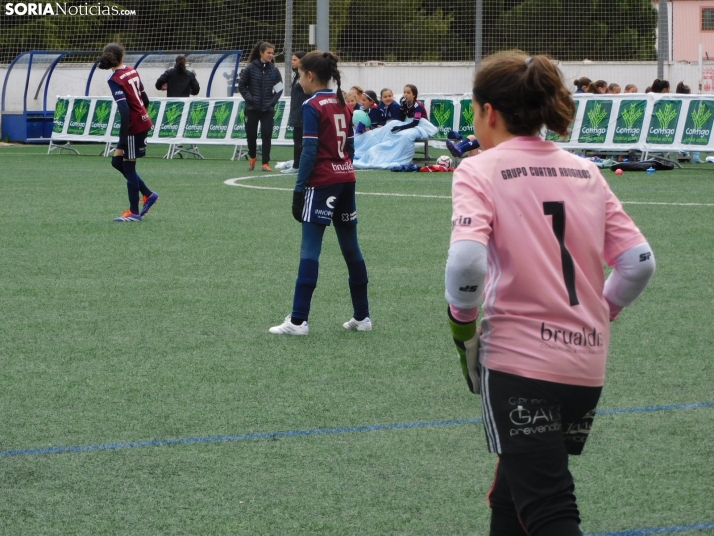 En im&aacute;genes: Las mejores canteras del f&uacute;tbol femenino espa&ntilde;ol juegan en Soria