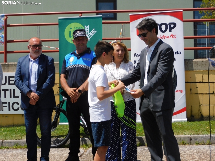 Fotos: Entrega de premios y diplomas en el Parque Infantil de Tr&aacute;fico de Soria
