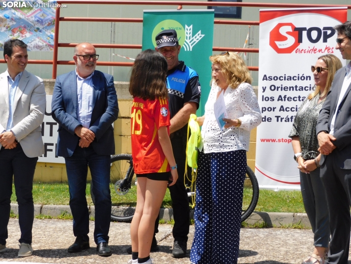 Fotos: Entrega de premios y diplomas en el Parque Infantil de Tr&aacute;fico de Soria