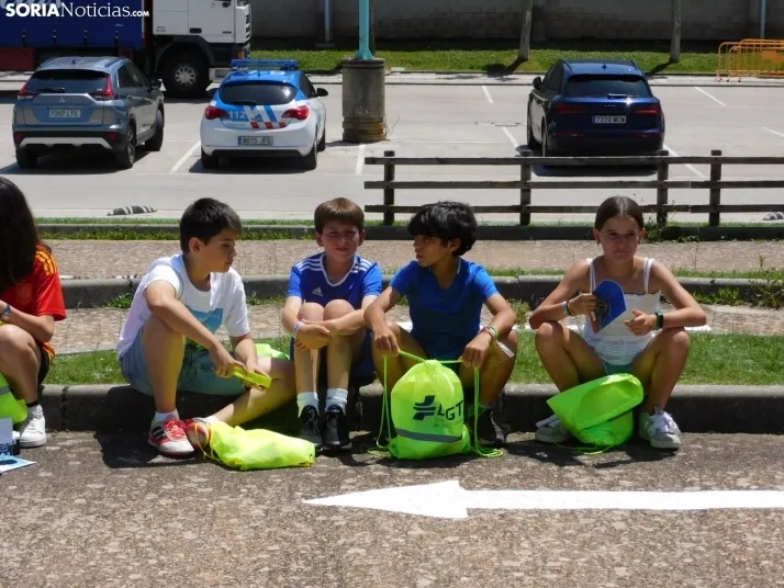 Fotos: Entrega de premios y diplomas en el Parque Infantil de Tr&aacute;fico de Soria