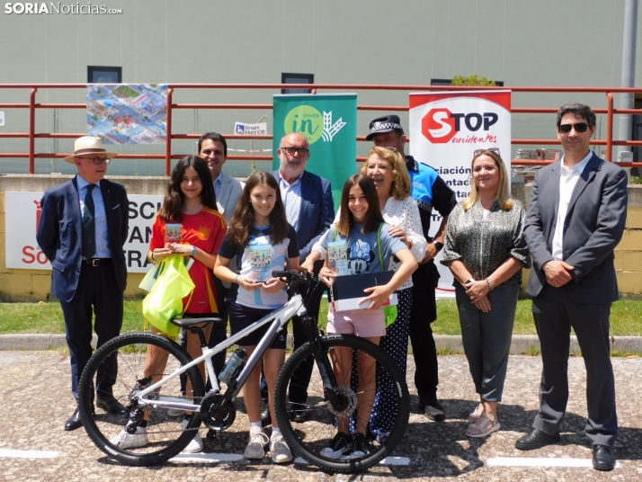 Fotos: Entrega de premios y diplomas en el Parque Infantil de Tr&aacute;fico de Soria