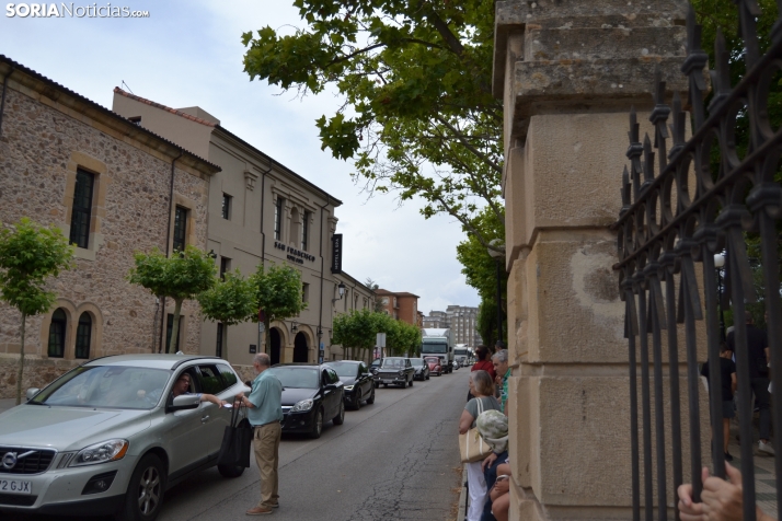 Fotos: Cientos de veh&iacute;culos son bendecidos en Soria por el D&iacute;a de San Crist&oacute;bal