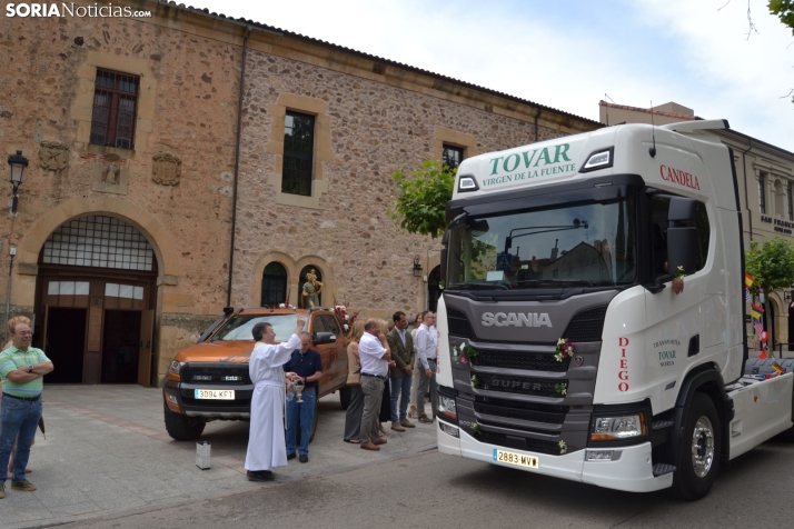 Fotos: Cientos de veh&iacute;culos son bendecidos en Soria por el D&iacute;a de San Crist&oacute;bal
