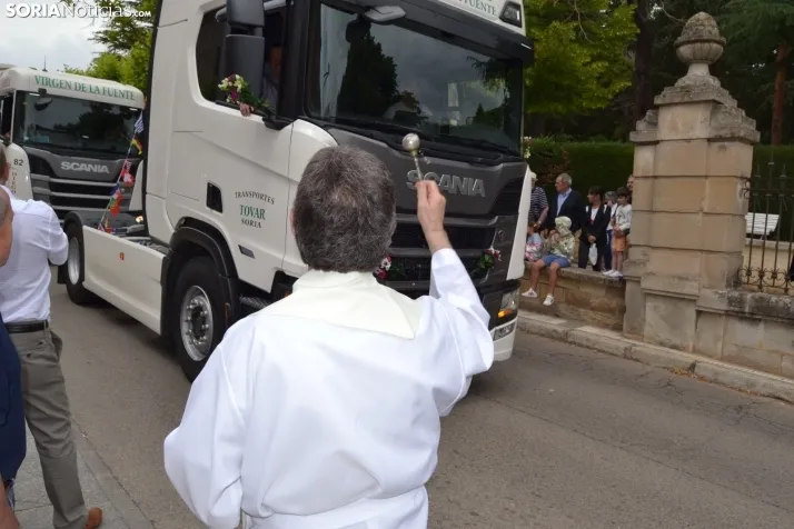 Fotos: Cientos de veh&iacute;culos son bendecidos en Soria por el D&iacute;a de San Crist&oacute;bal