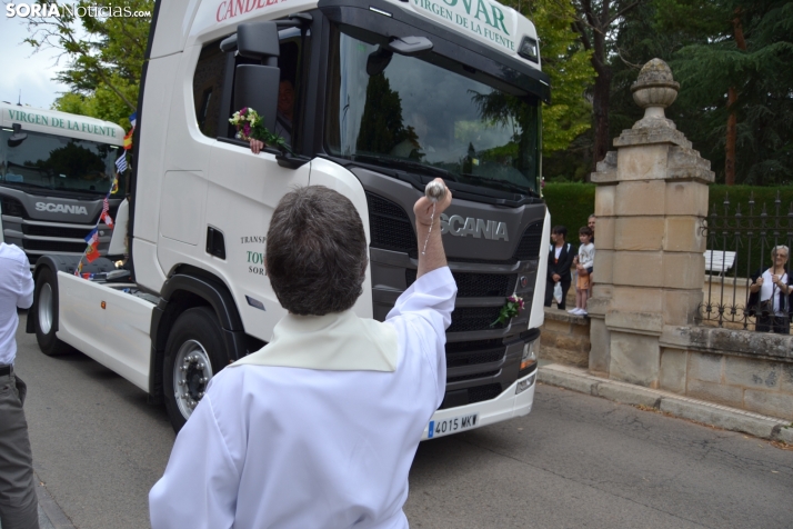 Fotos: Cientos de veh&iacute;culos son bendecidos en Soria por el D&iacute;a de San Crist&oacute;bal