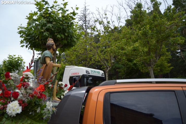 Fotos: Cientos de veh&iacute;culos son bendecidos en Soria por el D&iacute;a de San Crist&oacute;bal