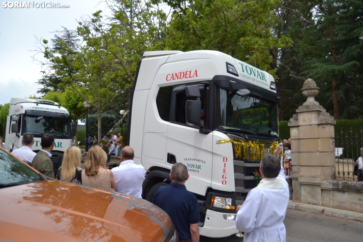 Fotos: Cientos de veh&iacute;culos son bendecidos en Soria por el D&iacute;a de San Crist&oacute;bal