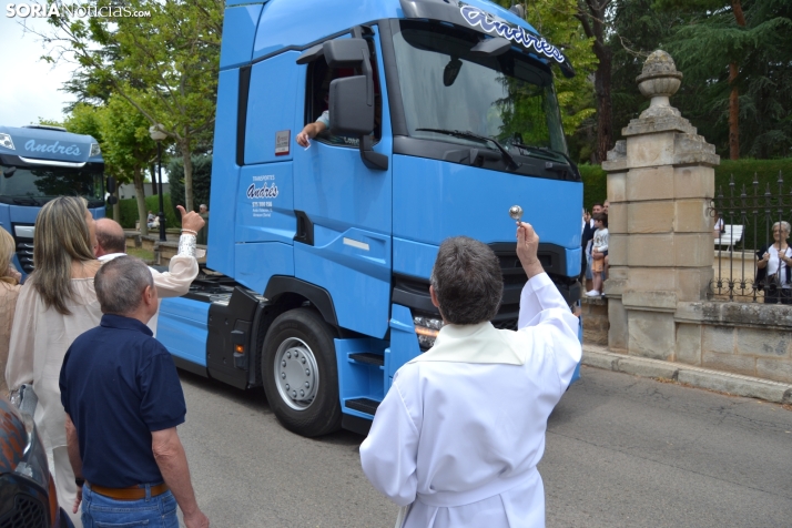 Fotos: Cientos de veh&iacute;culos son bendecidos en Soria por el D&iacute;a de San Crist&oacute;bal