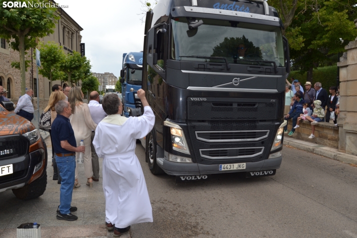 Fotos: Cientos de veh&iacute;culos son bendecidos en Soria por el D&iacute;a de San Crist&oacute;bal