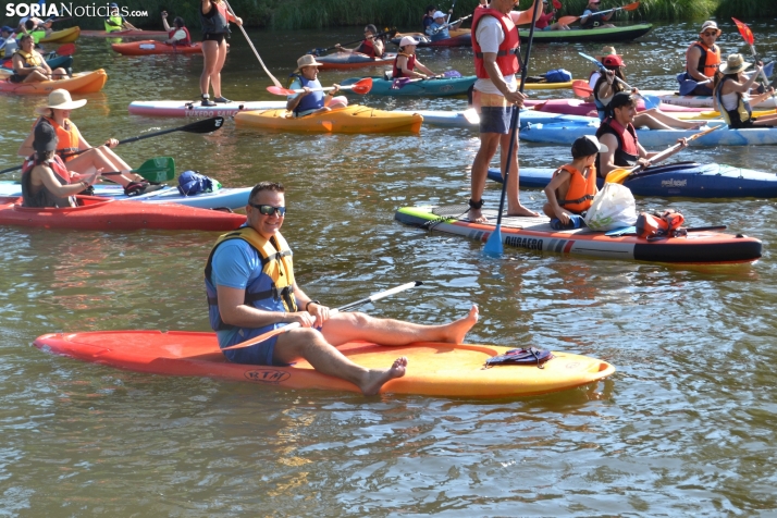 En im&aacute;genes: Cientos de pirag&uuml;istas surcan las aguas del Duero en la XXII edici&oacute;n de su Tra