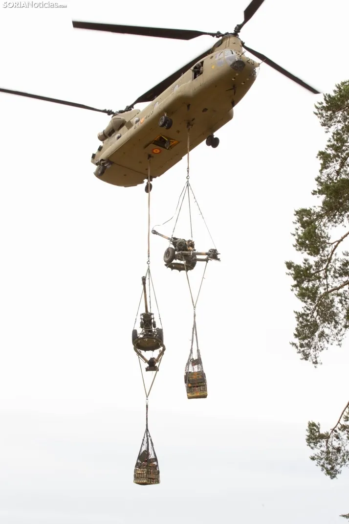 Ejercicio aéreo militar en Navaleno
