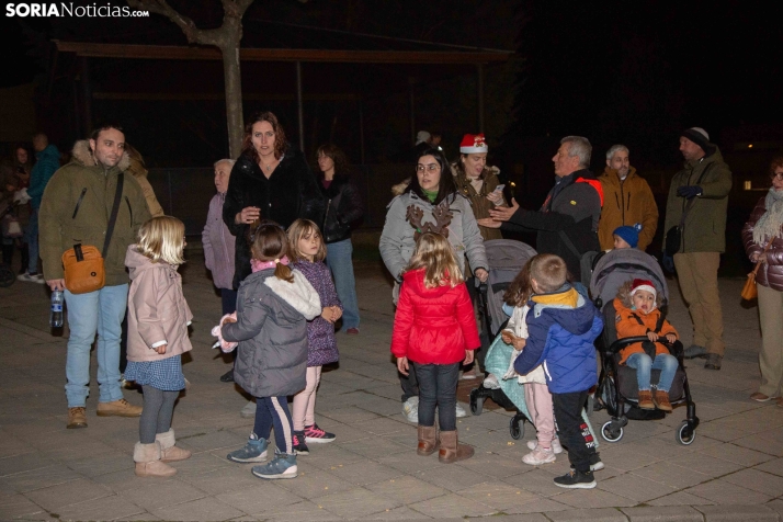 Encendido del árbol en Golmayo