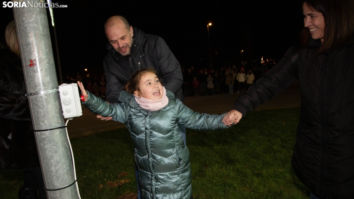 GALERÍA | Los primeros de Soria: Golmayo enciende su Navidad