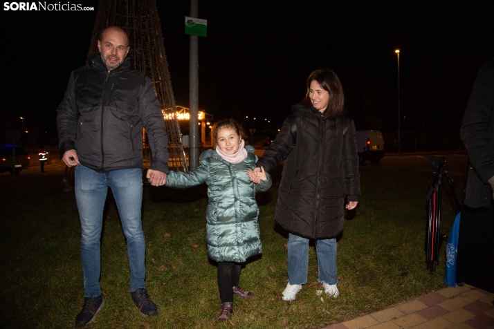 Encendido del árbol en Golmayo