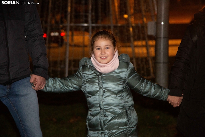 Encendido del árbol en Golmayo