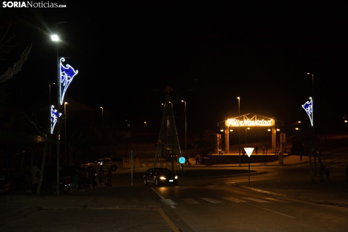 Encendido del árbol en Golmayo