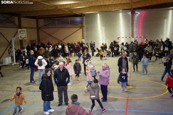 Encendido del árbol en Golmayo