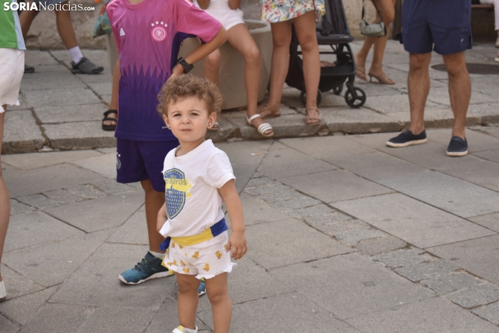 Encierro infantil en El Burgo de Osma.