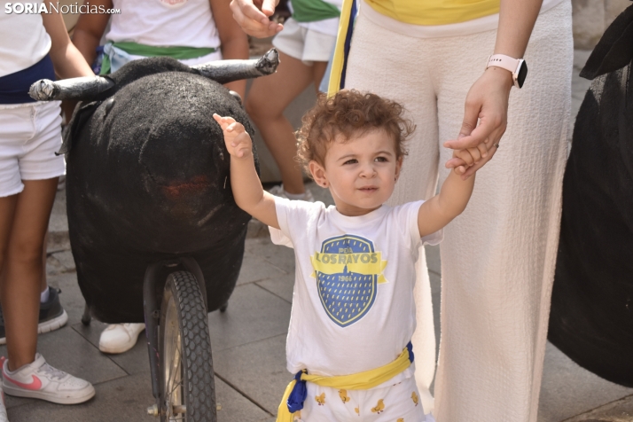 Encierro infantil en El Burgo de Osma.