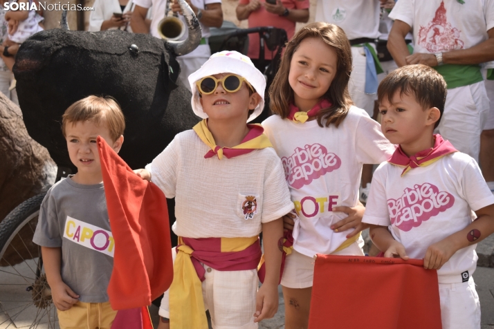 Encierro infantil en El Burgo de Osma.