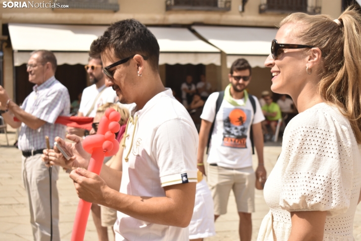 Encierro infantil en El Burgo.