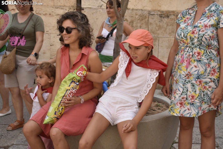 Encierro infantil en El Burgo.