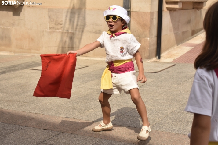 Encierro infantil en El Burgo de Osma.