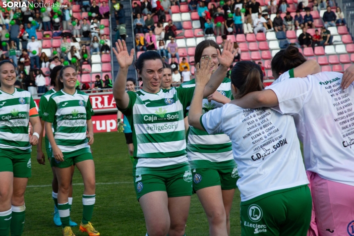 Fiesta del fútbol, con acento femenino, en Soria