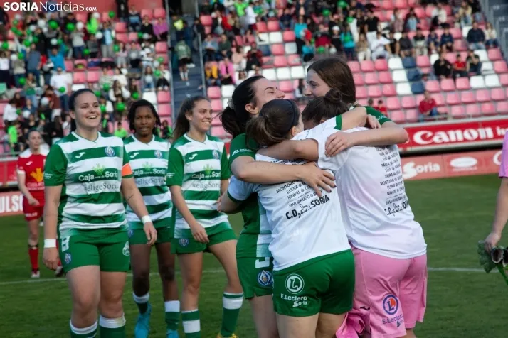 Fiesta del fútbol, con acento femenino, en Soria