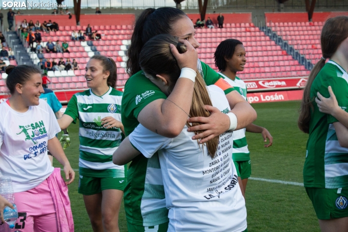 Fiesta del fútbol, con acento femenino, en Soria