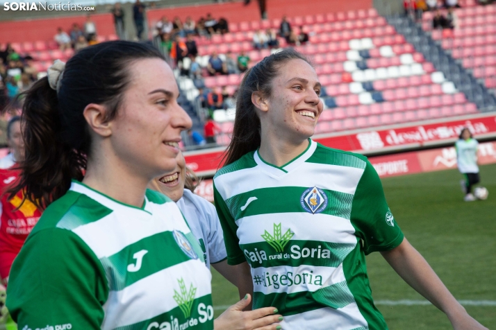 Fiesta del fútbol, con acento femenino, en Soria